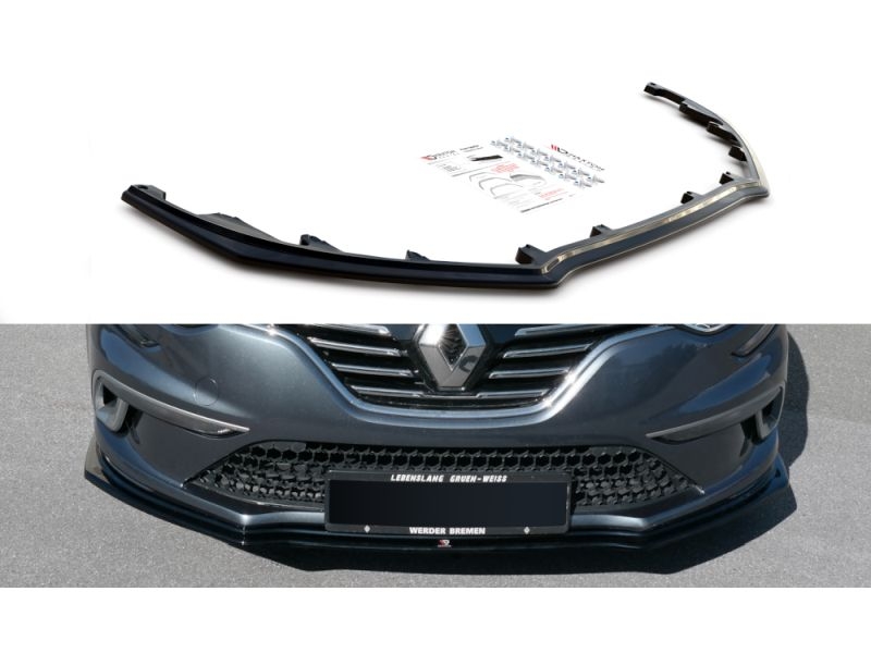 Peça - Spoiler / Lip Dianteiro Para Renault Megane Mk4 Gt-Line 2016