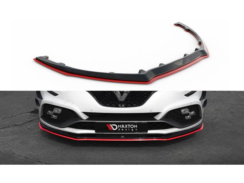 Peça - Spoiler / Lip Dianteiro V3 Para Renault Megane Mk4 Rs 2018-