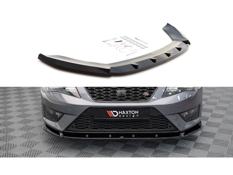 Peça - Spoiler / Lip Dianteiro V1 Para Seat Leon 5F Fr / Cupra 2012