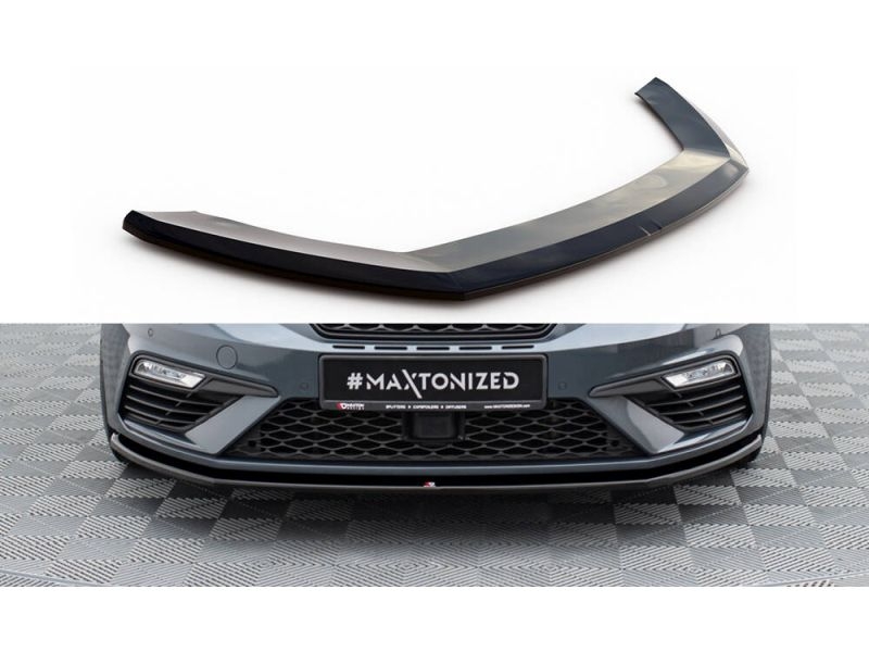 Peça - Spoiler / Lip Dianteiro V1 Para Seat Leon 5F Fr / Cupra 2017