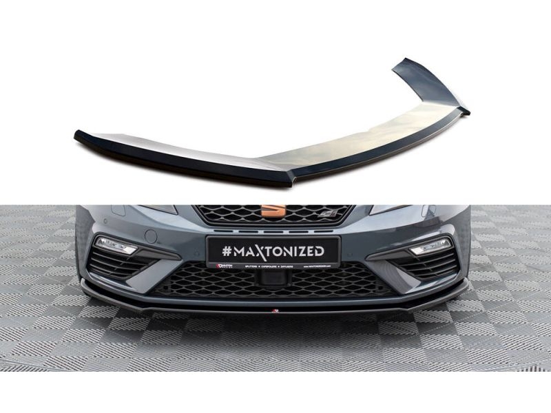 Peça - Spoiler / Lip Dianteiro V4 Para Seat Leon 5F Fr / Cupra 2017