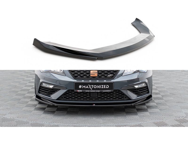 Peça - Spoiler / Lip Dianteiro V5 Para Seat Leon 5F Fr / Cupra 2017