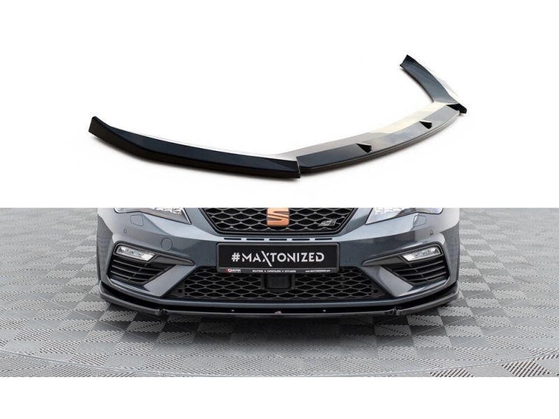 Peça - Spoiler / Lip Dianteiro V6 Para Seat Leon 5F Fr / Cupra 2017