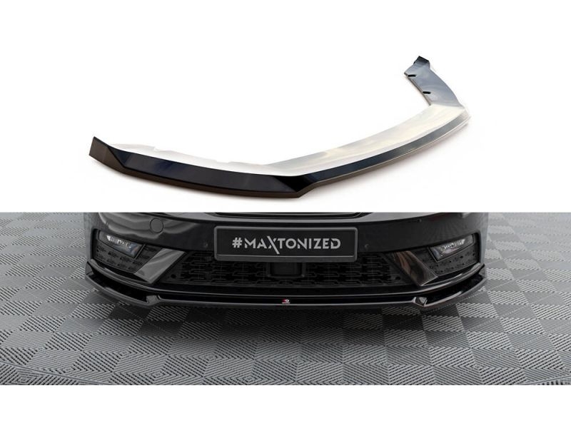 Peça - Spoiler / Lip Dianteiro V2 Para Seat Leon 5F 2016-2020