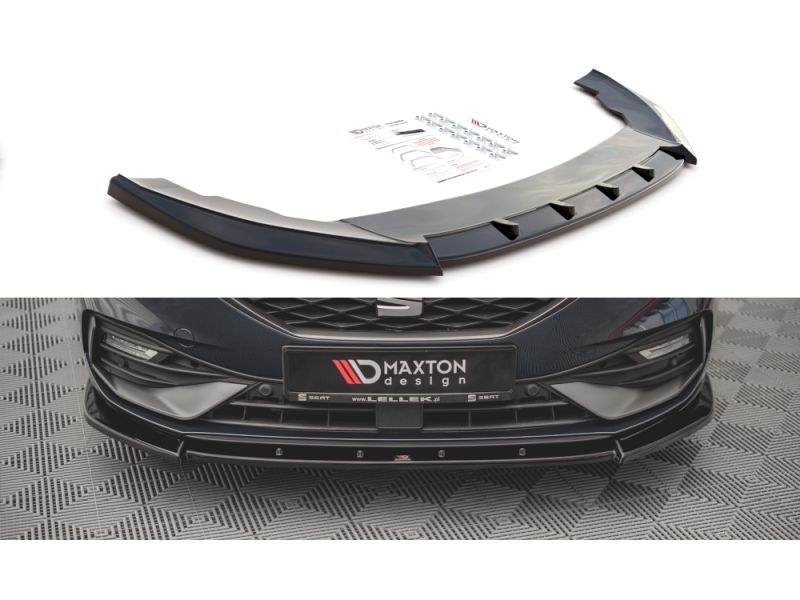 Peça - Spoiler / Lip Dianteiro V1 Para Seat Leon Kl Fr Mk4 2020-