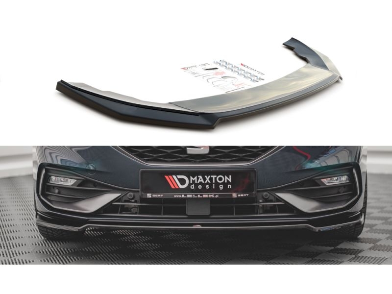 Peça - Spoiler / Lip Dianteiro V4 Para Seat Leon Kl Fr Mk4 2020-