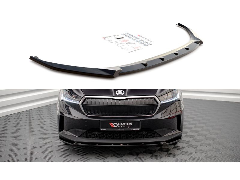 Peça - Spoiler / Lip Dianteiro V2 Para Skoda Enyaq Iv 2020-