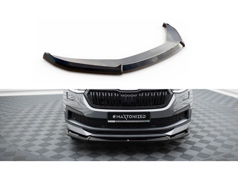 Peça - Spoiler / Lip Dianteiro V1 Para Skoda Kodiaq Sportline Mk1 2