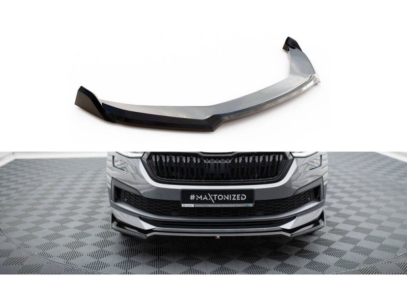 Peça - Spoiler / Lip Dianteiro V2 Para Skoda Kodiaq Sportline Mk1 2