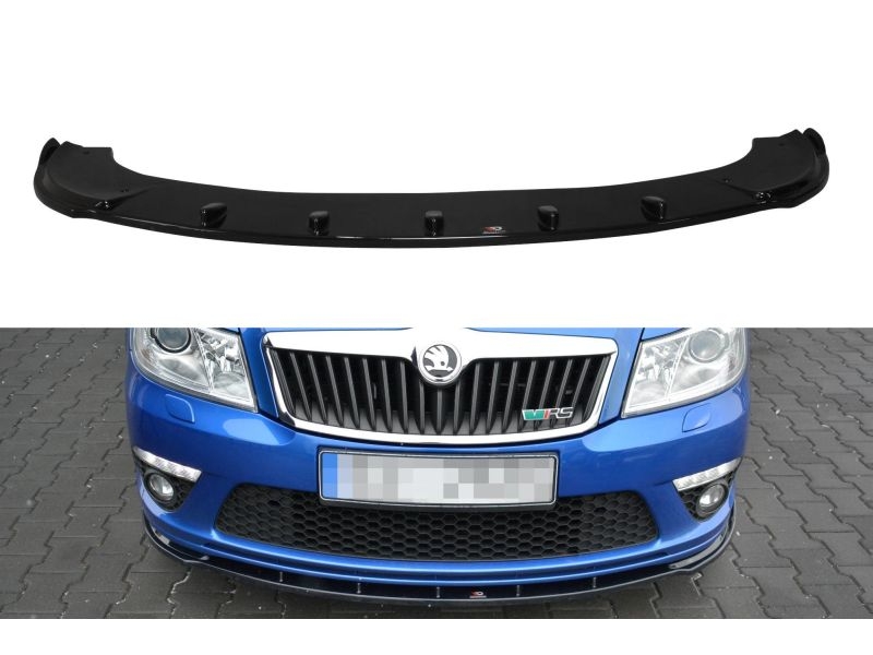 Peça - Spoiler / Lip Dianteiro V1 Para Skoda Octavia Rs Mk2 2008-20