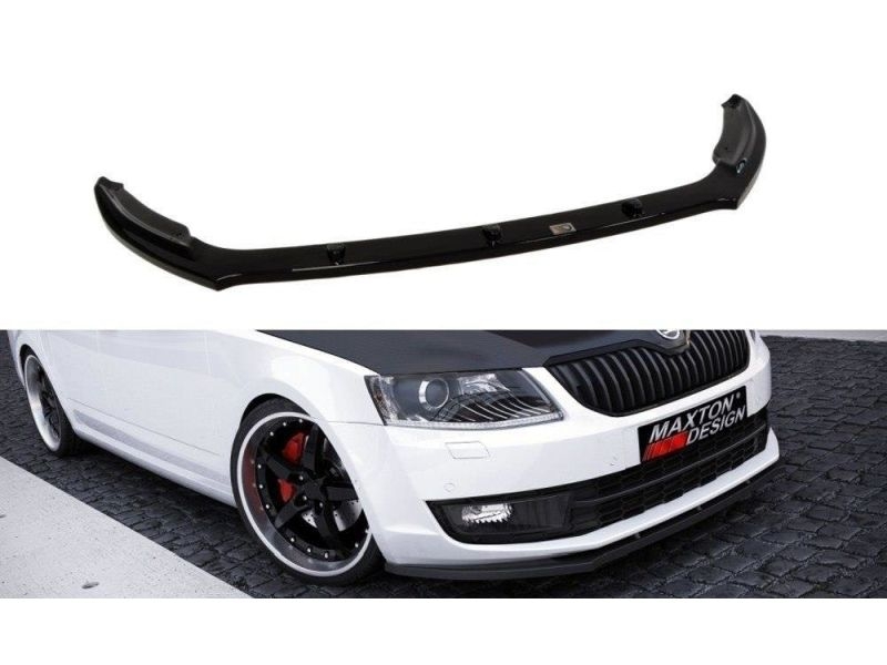 Peça - Spoiler / Lip Dianteiro V2 Para Skoda Octavia Mk3 2013-2016