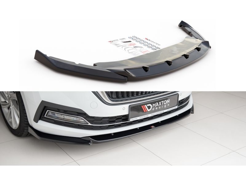 Peça - Spoiler / Lip Dianteiro V1 Para Skoda Octavia Mk4 2019-