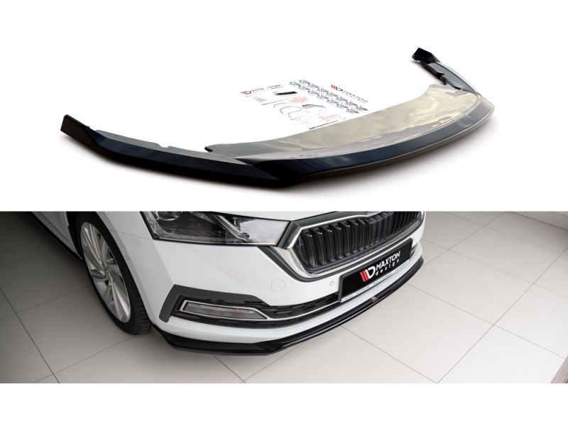 Peça - Spoiler / Lip Dianteiro V2 Para Skoda Octavia Mk4 2019-