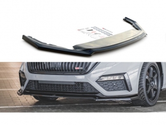 SPOILER / LIP DELANTERO V4 PARA SKODA OCTAVIA RS MK4 2020-