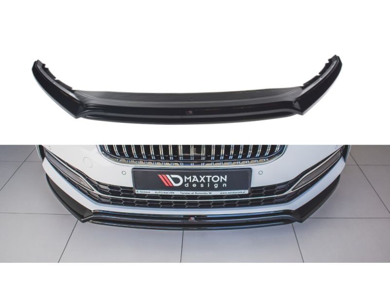 Peça - Spoiler / Lip Dianteiro V3 Para Skoda Superb Mk3 2019-