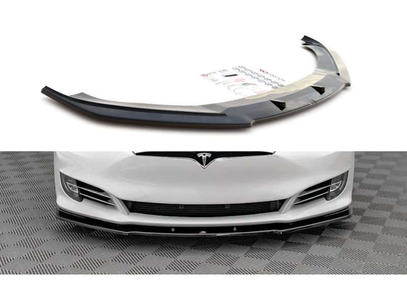 Peça - Spoiler / Lip Dianteiro V1 Para Tesla Model S 2016-2020