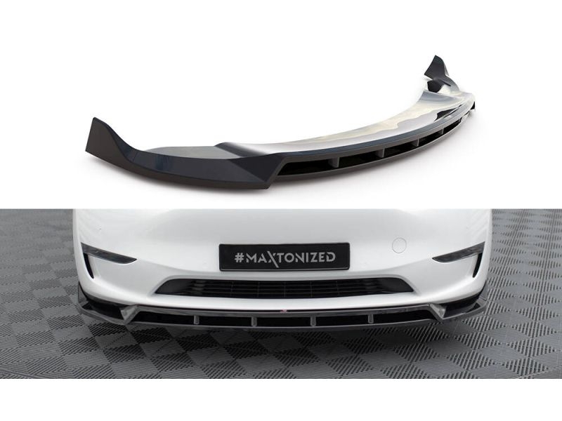 Peça - Spoiler / Lip Dianteiro V2 Para Tesla Model Y 2020-