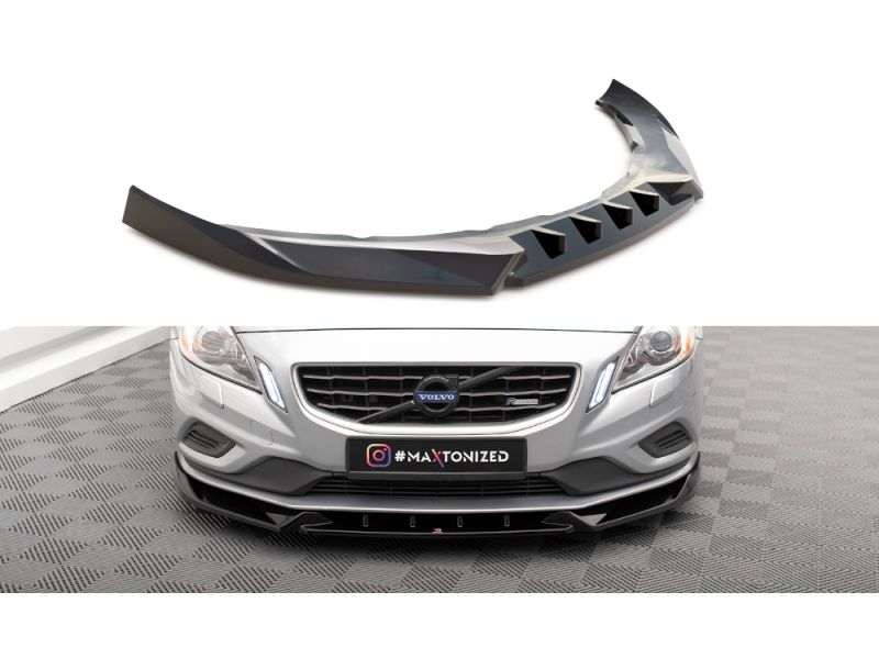 Peça - Spoiler / Lip Dianteiro V1 Para Volvo S60 R-Design Mk2 2010-