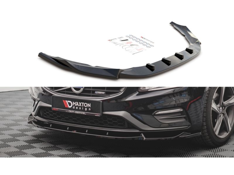 Peça - Spoiler / Lip Dianteiro V1 Para Volvo S60 R-Design Mk2 2014-