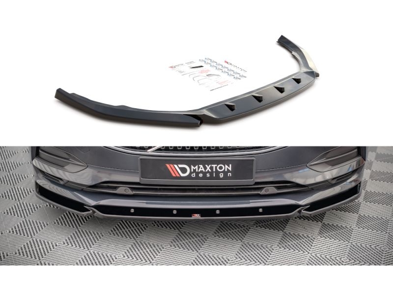 Peça - Spoiler / Lip Dianteiro V1 Para Volvo V90 Mk2 2016-2020