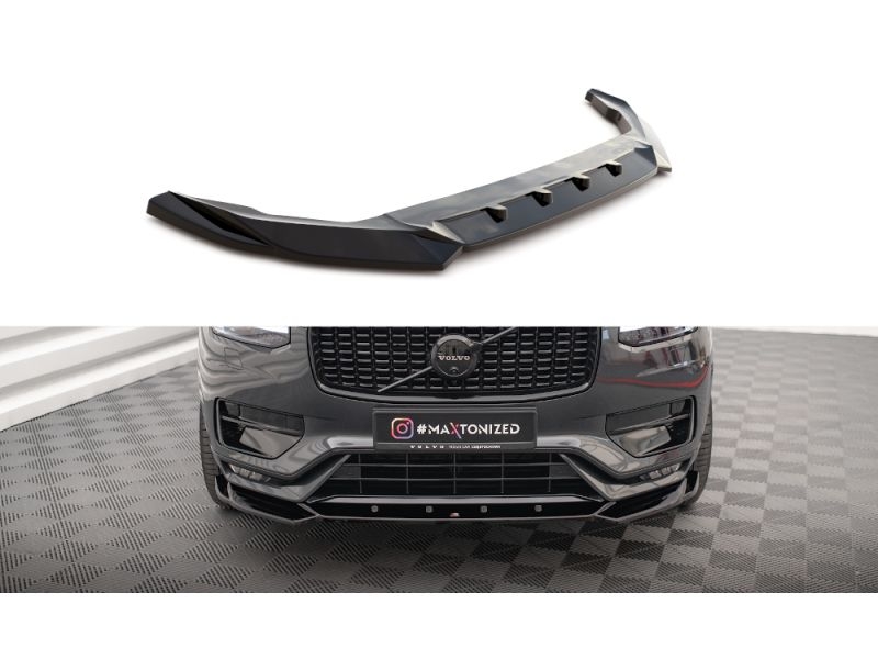 Peça - Spoiler / Lip Dianteiro V1 Para Volvo Xc90 R-Design Mk2 2019