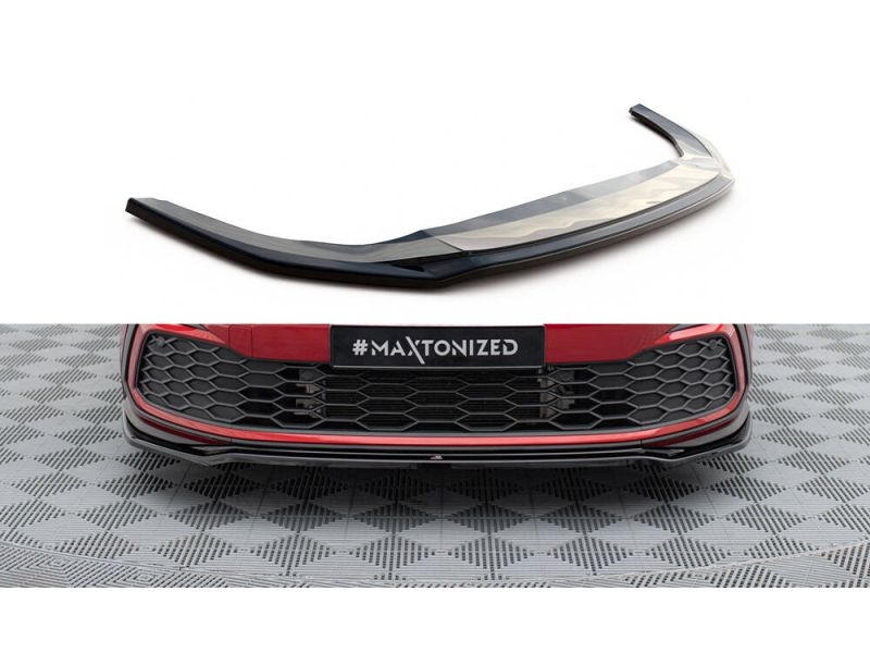 Peça - Spoiler / Lip Dianteiro V4 Para Volkswagen Golf 8 Gti / Gtd 