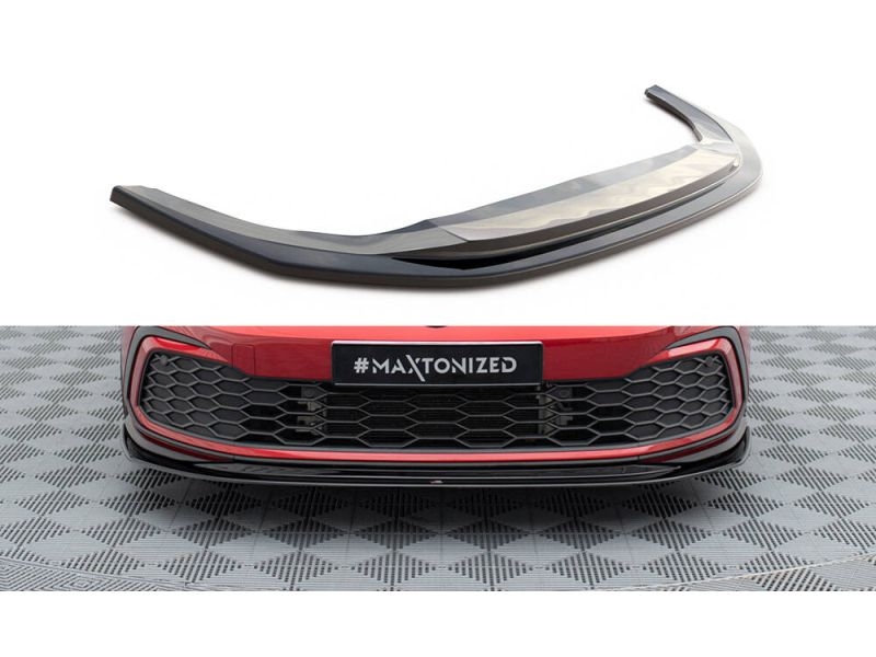 Peça - Spoiler / Lip Dianteiro V5 Para Volkswagen Golf 8 Gti / Gtd 