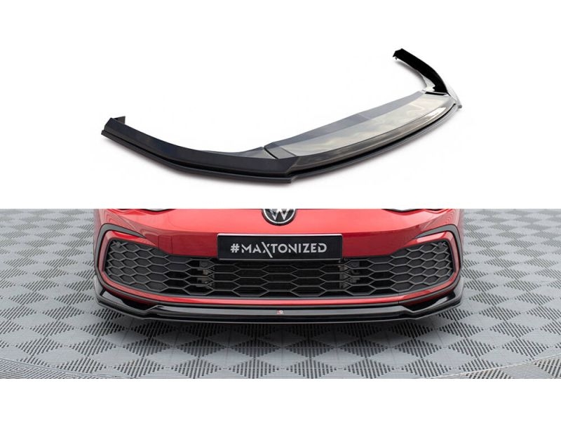 Peça - Spoiler / Lip Dianteiro V6 Para Volkswagen Golf 8 Gti / Gtd 