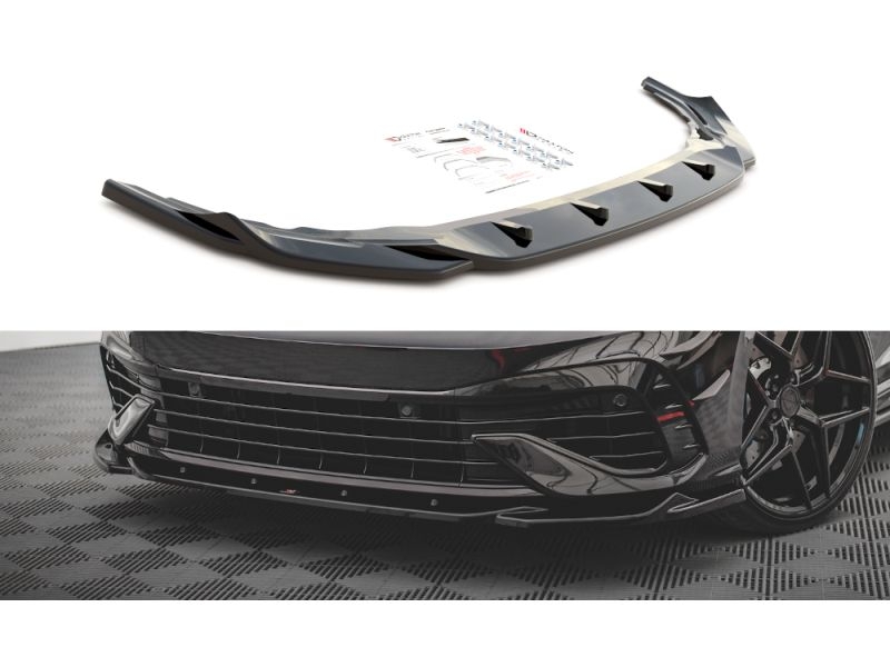 Peça - Spoiler / Lip Dianteiro V4 Para Volkswagen Golf 8 R 2020-