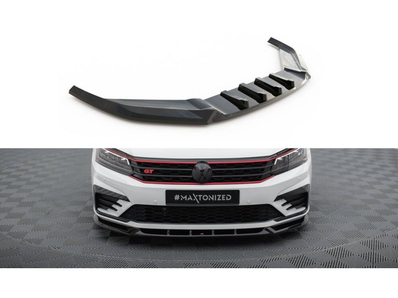 Peça - Spoiler / Lip Dianteiro V1 Para Volkswagen Passat Gt B8 Usa 