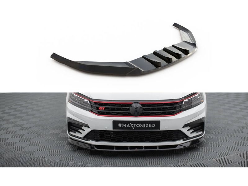 Peça - Spoiler / Lip Dianteiro V2 Para Volkswagen Passat Gt B8 Usa 