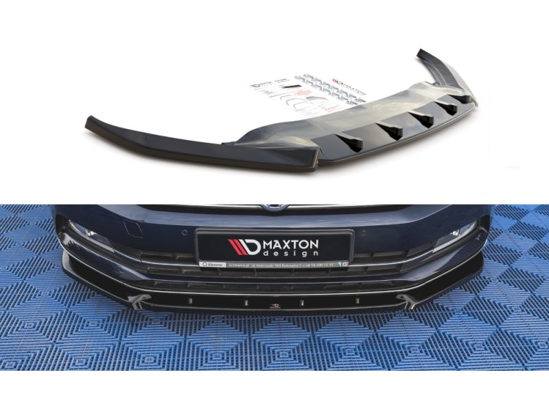 Peça - Spoiler / Lip Dianteiro V2 Para Volkswagen Passat B8 2014-20