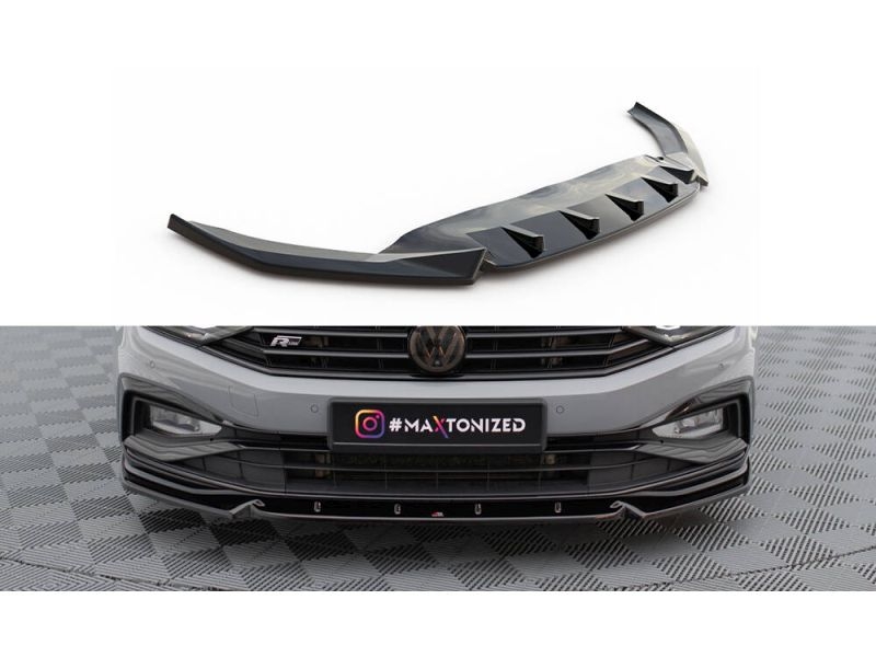 Peça - Spoiler / Lip Dianteiro V1 Para Volkswagen Passat R-Line B8 