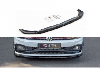 SPOILER / LIP DIANTEIRO V1 PARA VOLKSWAGEN POLO MK6 GTI / R-LINE 2017-2021