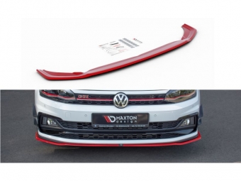 SPOILER / LIP DIANTEIRO V2 PARA VOLKSWAGEN POLO MK6 GTI / R-LINE 2017-2021