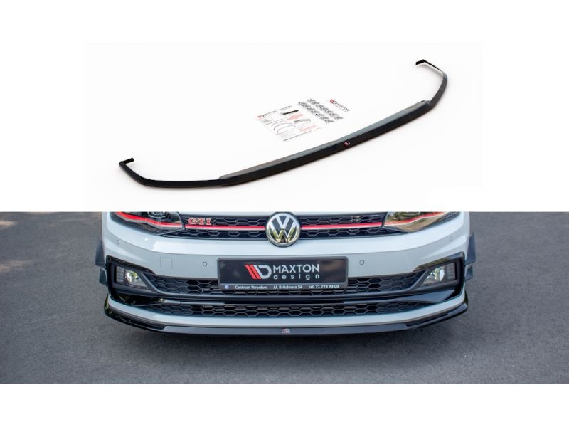 Peça - Spoiler / Lip Dianteiro V3 Para Volkswagen Polo Mk6 Gti / R-