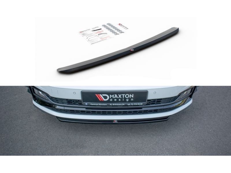 Peça - Spoiler / Lip Dianteiro V4 Para Volkswagen Polo Mk6 Gti / R-