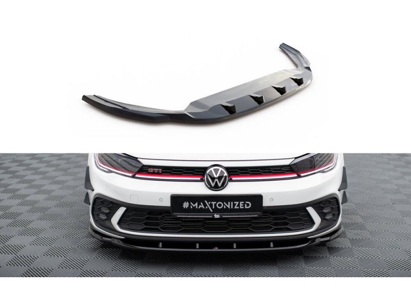 Peça - Spoiler / Lip Dianteiro V1 Para Volkswagen Polo Gti Mk6 2021