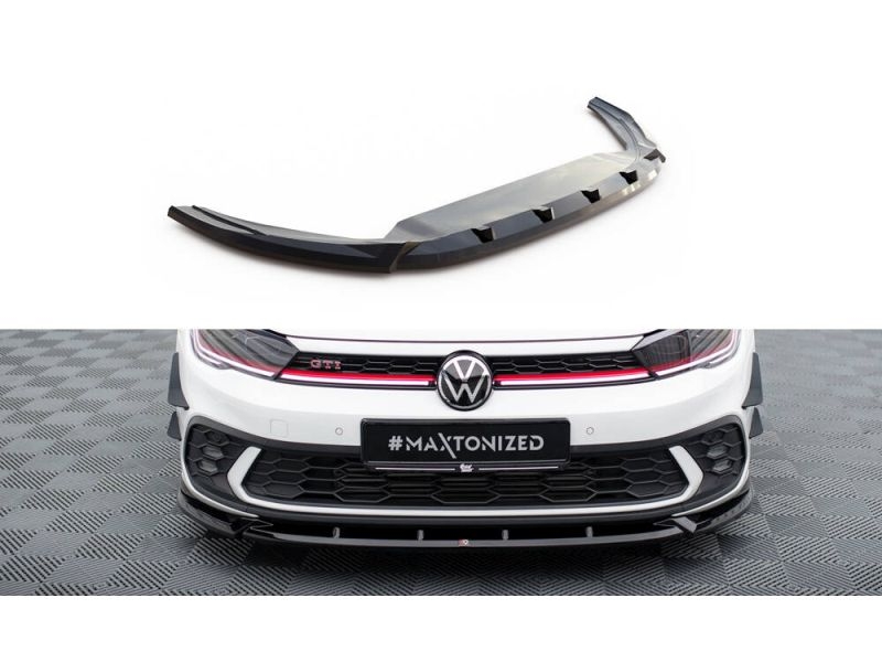 Peça - Spoiler / Lip Dianteiro V2 Para Volkswagen Polo Gti Mk6 2021