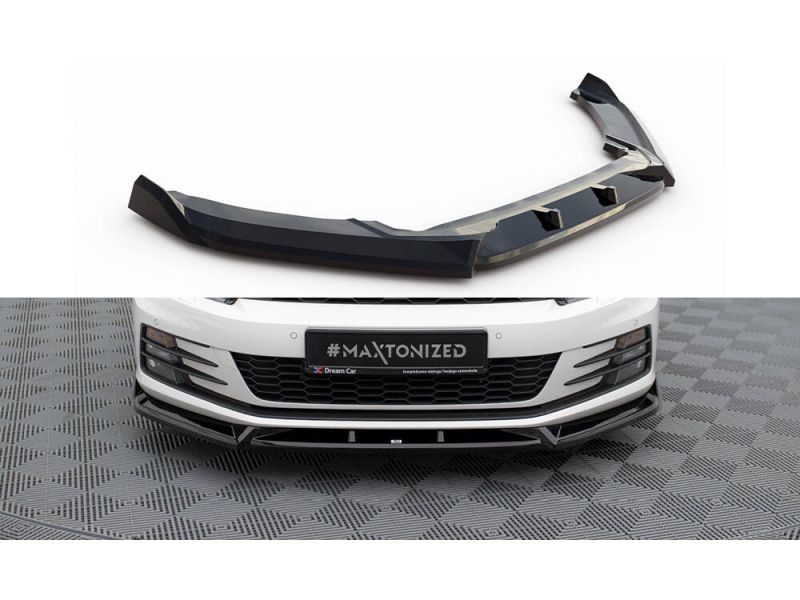 Peça - Spoiler / Lip Dianteiro V2 Para Volkswagen Scirocco Mk3 2014