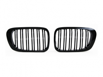 GRELHA DIANTEIRA DE DUPLA LAMINA PARA BMW SERIE 3 E46 COUPE CABRIO 1999-2003