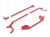 KIT BARRAS DE TORRETAS EN ACERO PARA VOLKSWAGEN GOLF MK1 - ROJA