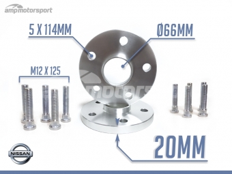 SEPARADORES DE 20MM PARA NISSAN QASHQAI