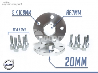 ESPAÇADORES DE 20MM PARA VOLVO XC90